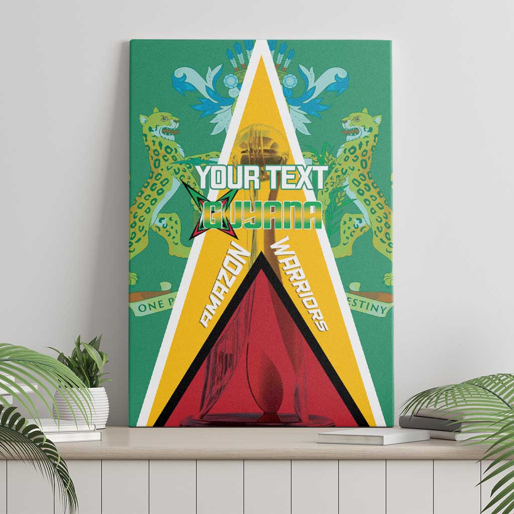 Custom Guyana Cricket Amazon Warriors Canvas Wall Art Flag Style - Wonder Print Shop
