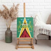 Custom Guyana Cricket Amazon Warriors Canvas Wall Art Flag Style - Wonder Print Shop