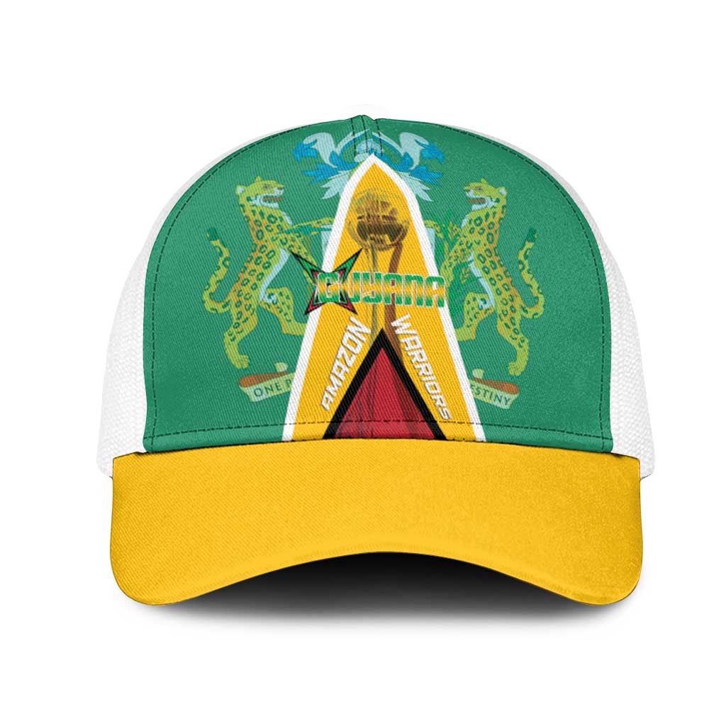 Guyana Cricket Amazon Warriors Mesh Trucker Cap Flag Style - Wonder Print Shop