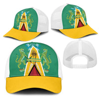 Guyana Cricket Amazon Warriors Mesh Trucker Cap Flag Style - Wonder Print Shop
