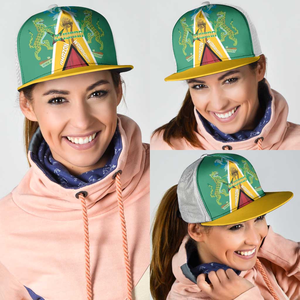 Guyana Cricket Amazon Warriors Mesh Trucker Cap Flag Style - Wonder Print Shop