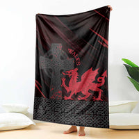 Wales Blanket Celtic Cross Welsh Red Dragon - Wonder Print Shop