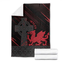 Wales Blanket Celtic Cross Welsh Red Dragon - Wonder Print Shop