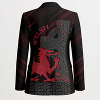 Wales Blazer Celtic Cross Welsh Red Dragon - Wonder Print Shop