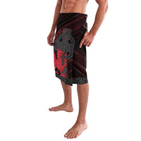Wales Lavalava Celtic Cross Welsh Red Dragon - Wonder Print Shop
