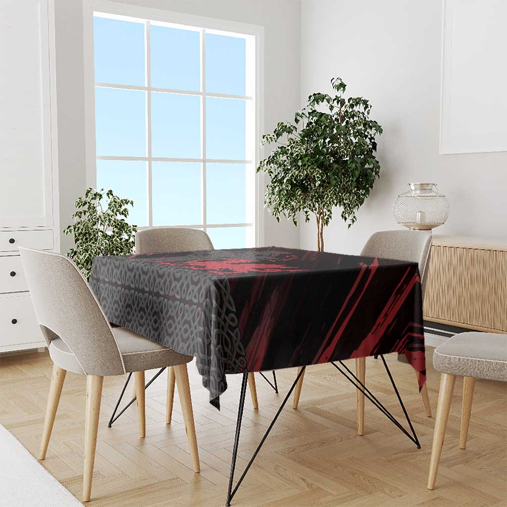 Wales Tablecloth Celtic Cross Welsh Red Dragon - Wonder Print Shop