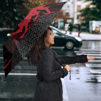 Wales Umbrella Celtic Cross Welsh Red Dragon - Wonder Print Shop