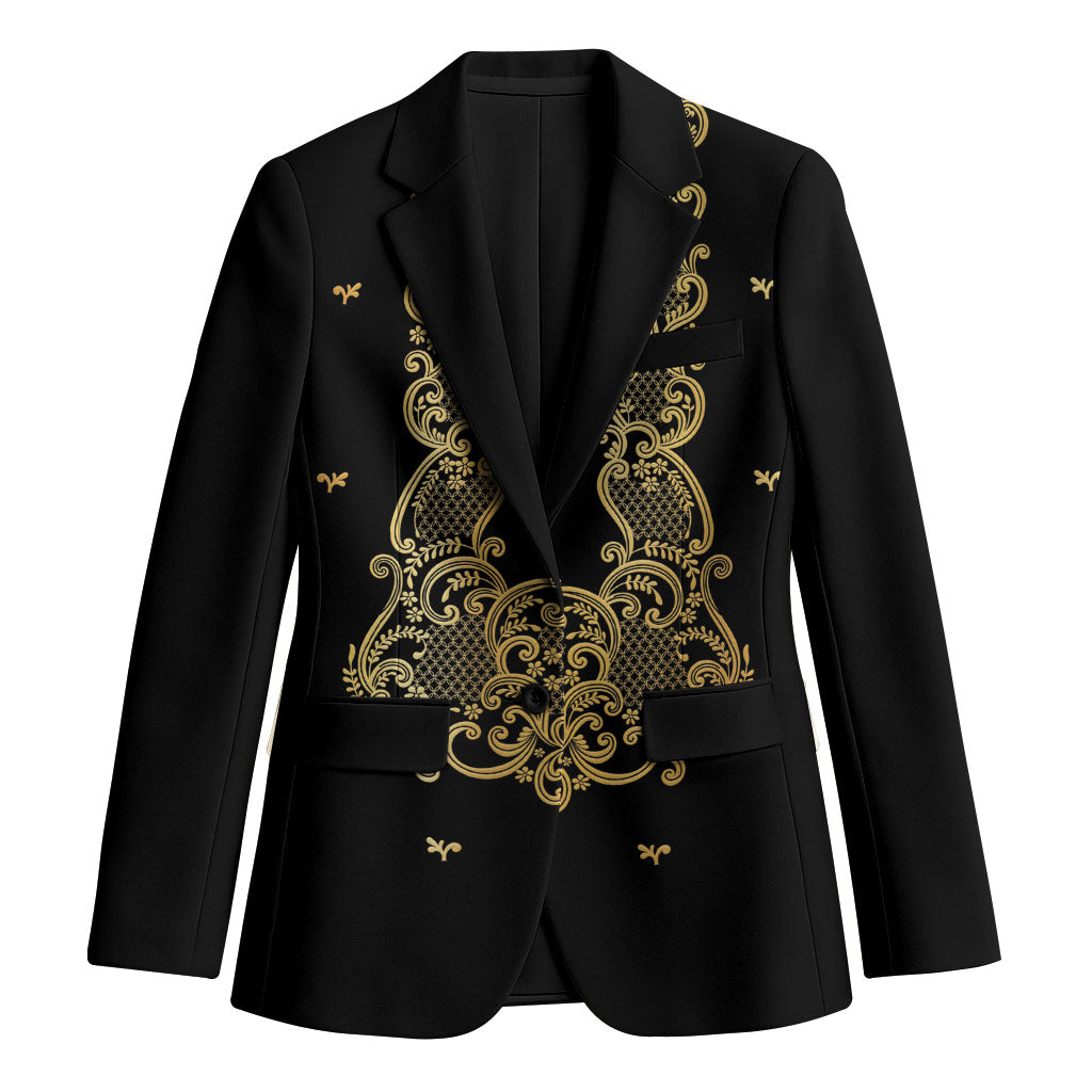 Philippines National Costume Blazer Barong Tagalog Inspired Black Color
