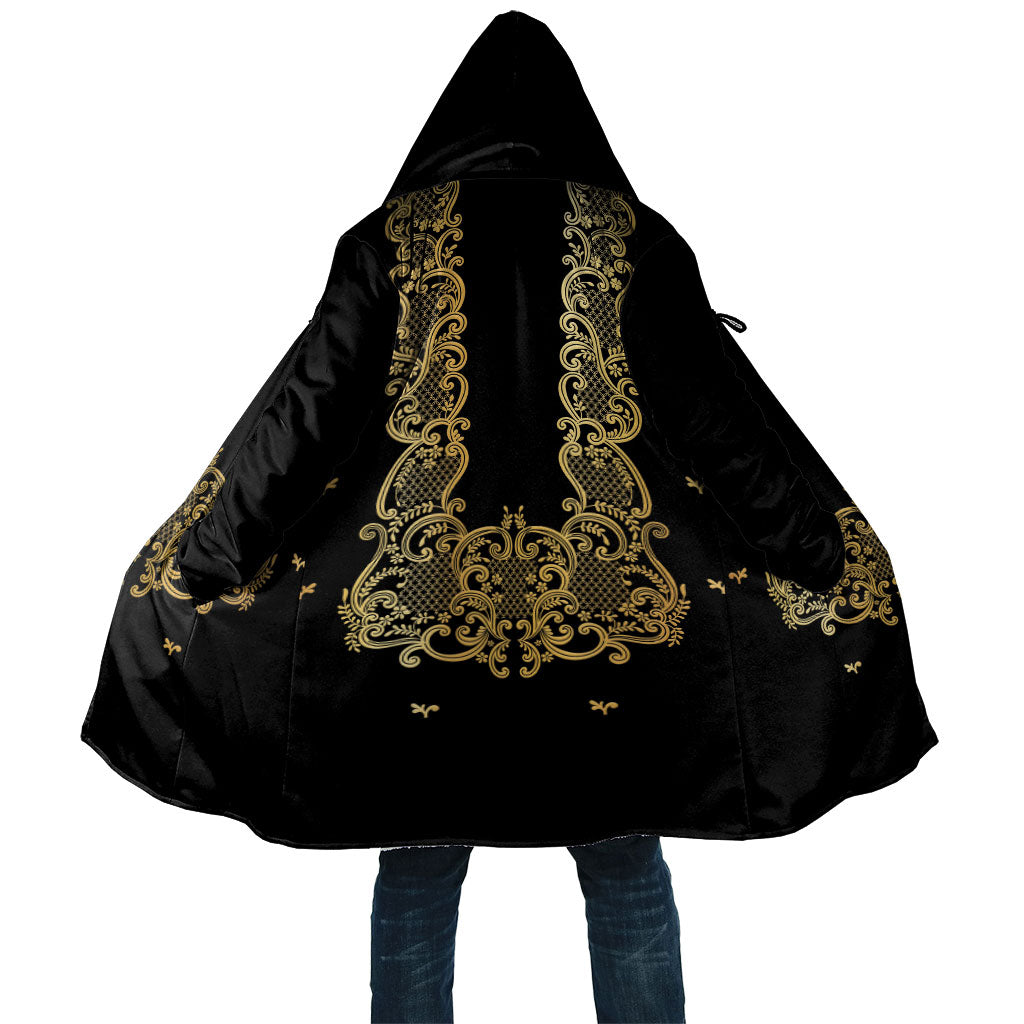 Philippines National Costume Cloak Barong Tagalog Inspired Black Color