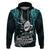 New Zealand Silver Fern Rugby Hoodie Aotearoa All Black Dabbing Ball With Maori Paua Shell - Wonder Print Shop