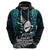 New Zealand Silver Fern Rugby Hoodie Aotearoa All Black Dabbing Ball With Maori Paua Shell - Wonder Print Shop