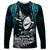 New Zealand Silver Fern Rugby Long Sleeve Shirt Aotearoa All Black Dabbing Ball With Maori Paua Shell - Wonder Print Shop