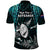 New Zealand Silver Fern Rugby Polo Shirt Aotearoa All Black Dabbing Ball With Maori Paua Shell - Wonder Print Shop