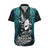 Custom New Zealand Silver Fern Rugby Hawaiian Shirt Aotearoa All Black Dabbing Ball With Maori Paua Shell - Wonder Print Shop