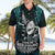 Custom New Zealand Silver Fern Rugby Hawaiian Shirt Aotearoa All Black Dabbing Ball With Maori Paua Shell - Wonder Print Shop