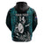 Custom New Zealand Silver Fern Rugby Hoodie Aotearoa All Black Dabbing Ball With Maori Paua Shell - Wonder Print Shop