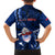 Samoa Rugby Family Matching Long Sleeve Bodycon Dress and Hawaiian Shirt Manu Samoa Ula Fala Dabbing Ball Polynesian Blue Version - Wonder Print Shop