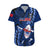 Samoa Rugby Hawaiian Shirt Manu Samoa Ula Fala Dabbing Ball Polynesian Blue Version - Wonder Print Shop