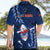 Samoa Rugby Hawaiian Shirt Manu Samoa Ula Fala Dabbing Ball Polynesian Blue Version - Wonder Print Shop