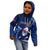 Samoa Rugby Kid Hoodie Manu Samoa Ula Fala Dabbing Ball Polynesian Blue Version - Wonder Print Shop