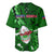 Samoa Rugby Baseball Jersey Manu Samoa Ula Fala Dabbing Ball Polynesian Green Version - Wonder Print Shop