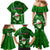 Samoa Rugby Family Matching Mermaid Dress and Hawaiian Shirt Manu Samoa Ula Fala Dabbing Ball Polynesian Green Version - Wonder Print Shop