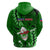 Samoa Rugby Hoodie Manu Samoa Ula Fala Dabbing Ball Polynesian Green Version - Wonder Print Shop