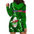 Samoa Rugby Hoodie Dress Manu Samoa Ula Fala Dabbing Ball Polynesian Green Version - Wonder Print Shop