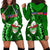 Samoa Rugby Hoodie Dress Manu Samoa Ula Fala Dabbing Ball Polynesian Green Version - Wonder Print Shop