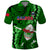 Samoa Rugby Polo Shirt Manu Samoa Ula Fala Dabbing Ball Polynesian Green Version - Wonder Print Shop