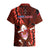 Samoa Rugby Hawaiian Shirt Manu Samoa Ula Fala Dabbing Ball Polynesian Red Version - Wonder Print Shop