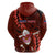 Samoa Rugby Hoodie Manu Samoa Ula Fala Dabbing Ball Polynesian Red Version - Wonder Print Shop