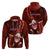 Samoa Rugby Hoodie Manu Samoa Ula Fala Dabbing Ball Polynesian Red Version - Wonder Print Shop