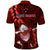 Samoa Rugby Polo Shirt Manu Samoa Ula Fala Dabbing Ball Polynesian Red Version - Wonder Print Shop