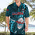 Samoa Rugby Hawaiian Shirt Manu Samoa Ula Fala Dabbing Ball Polynesian Turquoise Version - Wonder Print Shop