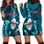 Samoa Rugby Hoodie Dress Manu Samoa Ula Fala Dabbing Ball Polynesian Turquoise Version - Wonder Print Shop