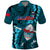 Samoa Rugby Polo Shirt Manu Samoa Ula Fala Dabbing Ball Polynesian Turquoise Version - Wonder Print Shop