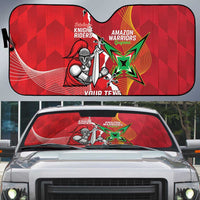 Guyana and Trinbago Cricket Custom Auto Sun Shade Amazon Warriors Knight Riders Together - Wonder Print Shop
