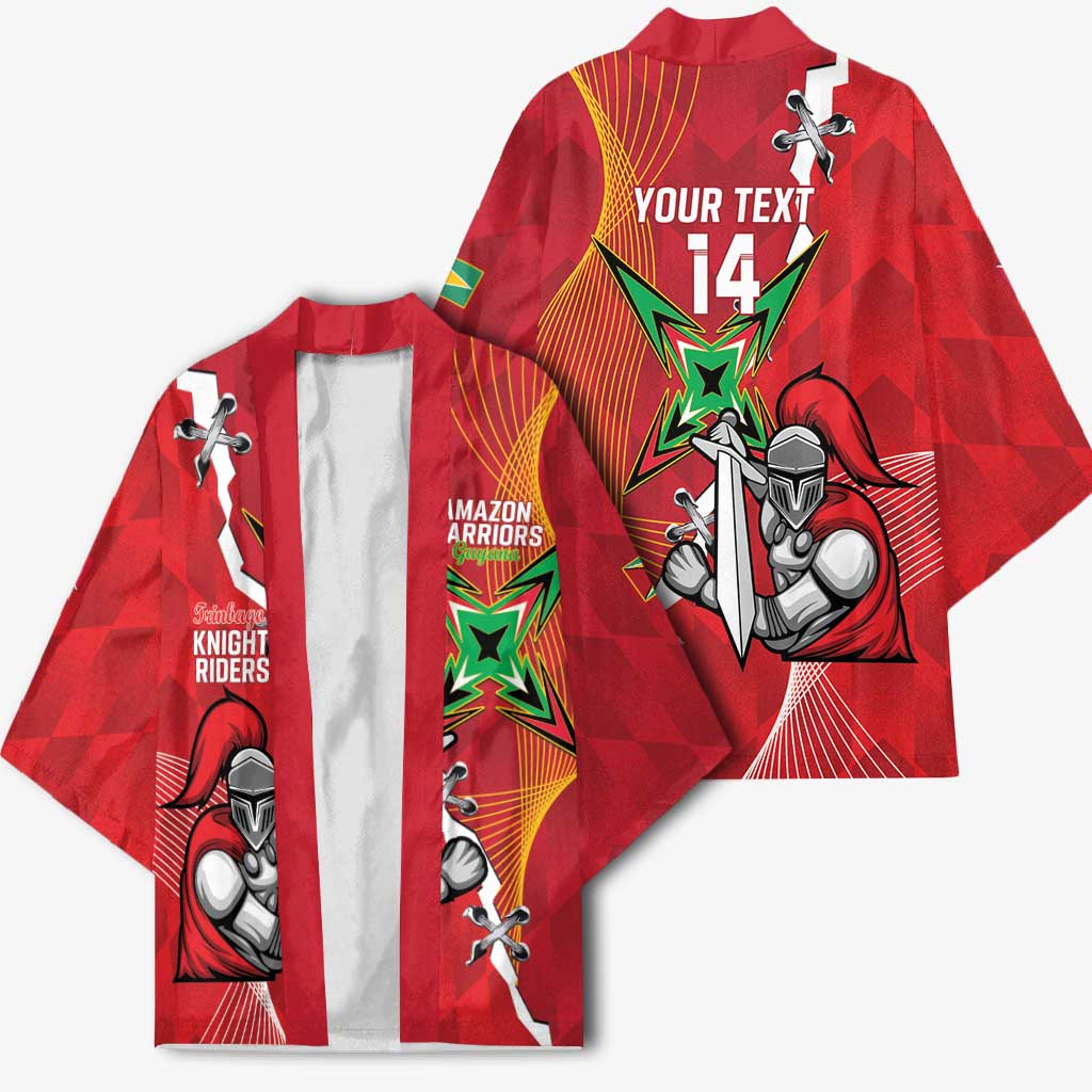 Guyana and Trinbago Cricket Custom Kimono Amazon Warriors Knight Riders Together - Wonder Print Shop