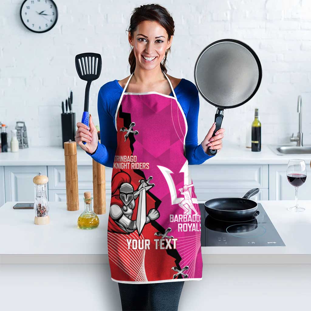 Barbados and Trinbago Cricket Personalized Apron Royals Knight Riders Together - Wonder Print Shop