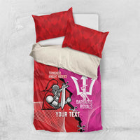 Barbados and Trinbago Cricket Personalized Bedding Set Royals Knight Riders Together - Wonder Print Shop