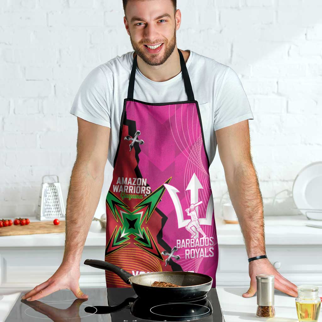 Barbados and Guyana Cricket Personalized Apron Royals Amazon Warriors Together - Wonder Print Shop