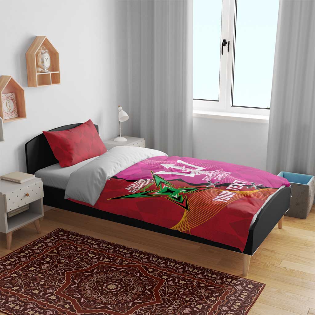 Barbados and Guyana Cricket Personalized Bedding Set Royals Amazon Warriors Together - Wonder Print Shop