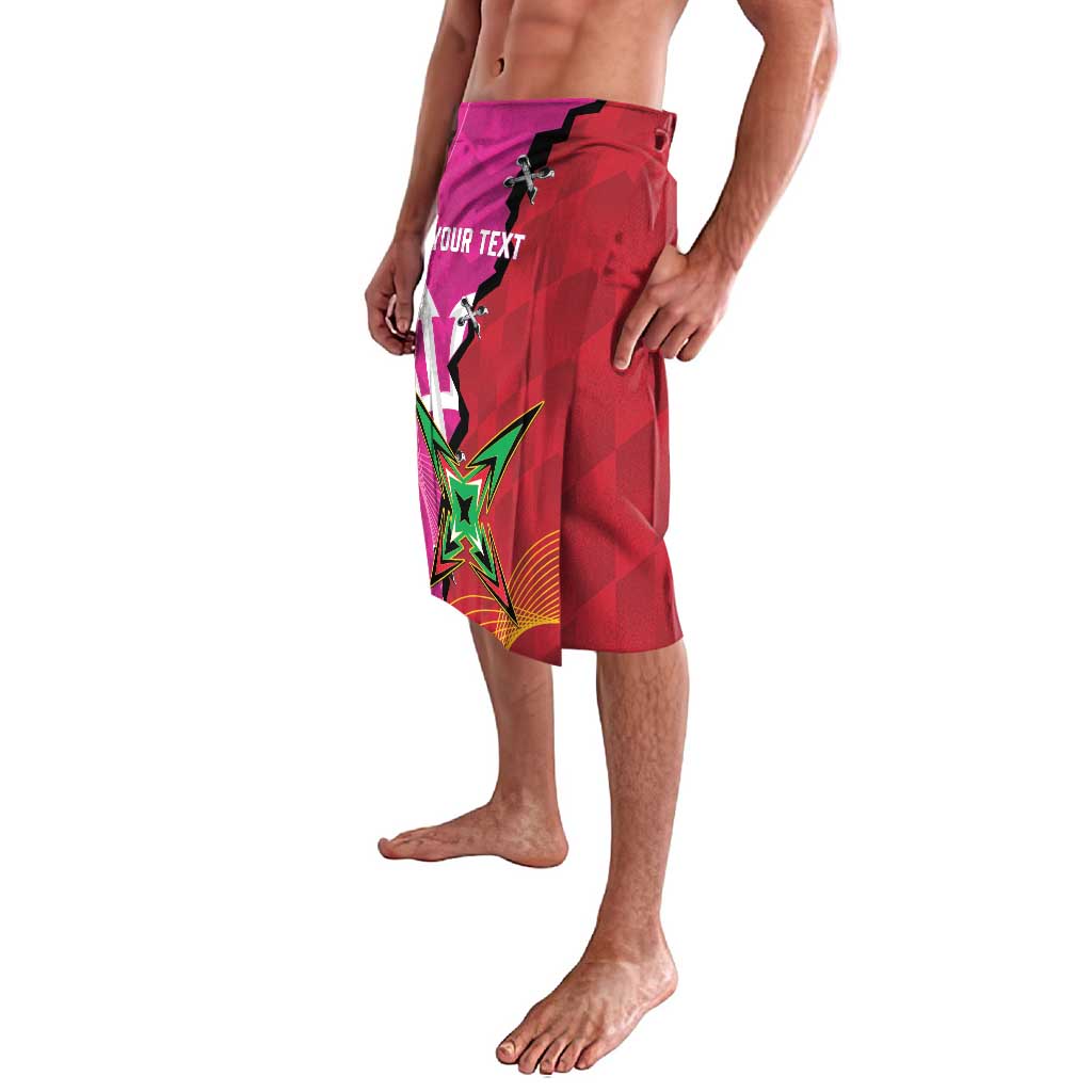 Barbados and Guyana Cricket Personalized Lavalava Royals Amazon Warriors Together - Wonder Print Shop