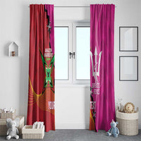 Barbados and Guyana Cricket Personalized Window Curtain Royals Amazon Warriors Together - Wonder Print Shop
