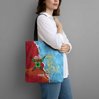 Saint Lucia and Guyana Cricket Personalized Tote Bag Kings Amazon Warriors Together - Wonder Print Shop