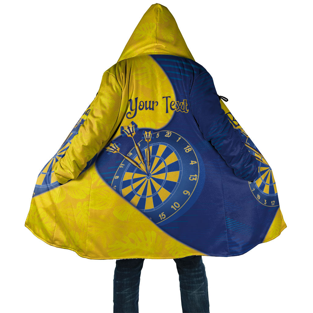 Personalized Darts Festival Barbados Cloak Dartboard Flag Color Tropical Leaves