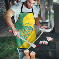 Personalized Darts Guyana Apron Dartboard Flag Color Tropical Leaves