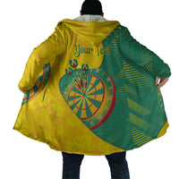 Personalized Darts Guyana Cloak Dartboard Flag Color Tropical Leaves