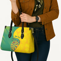 Personalized Darts Guyana Leather Bag Dartboard Flag Color Tropical Leaves